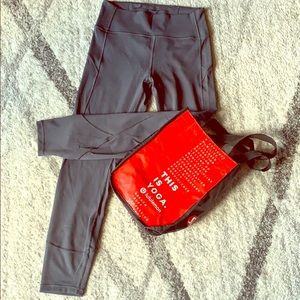 Lululemon In Movement Tight, Grey *Bag Included*